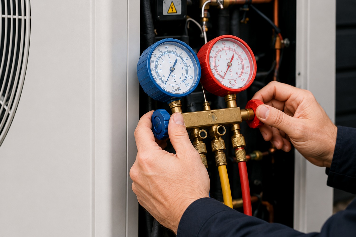 Service på varmepumpe på Stevns